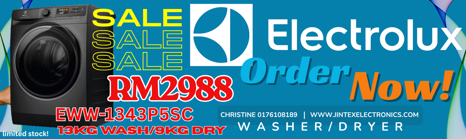 Electrolux EWF-1343P5WC PROMO!